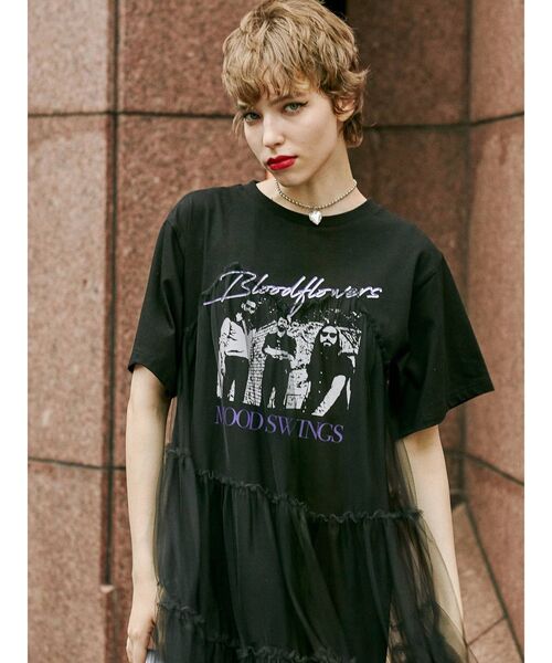 jouetie(ジュエティ)の「ドッキングアシメロックワンピース(ワンピース・レディース・オフホワイト/ブラック/ブルー・MEDIUM)」の14枚目の写真