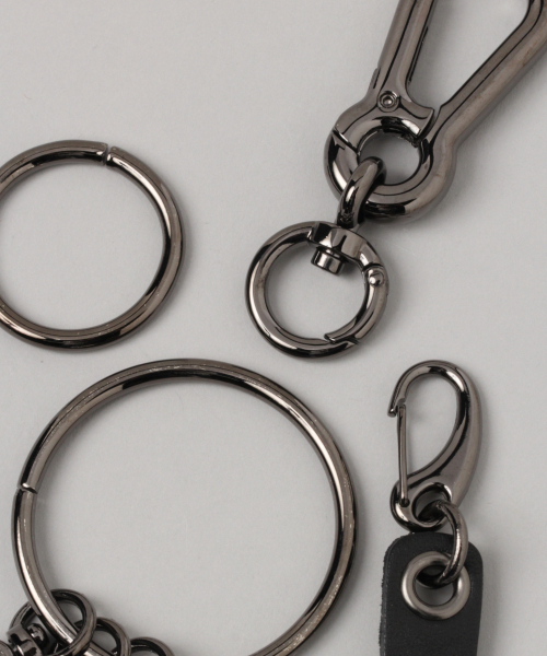 HARE(ハレ)の「ダブルサークルKEYRING(HARE)(その他・メンズ・ブラック・FREE)」の3枚目の写真