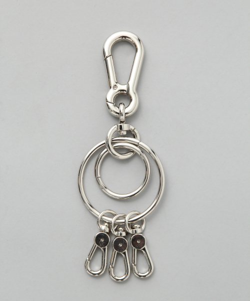 HARE(ハレ)の「ダブルサークルKEYRING(HARE)(その他・メンズ・ブラック・FREE)」の4枚目の写真