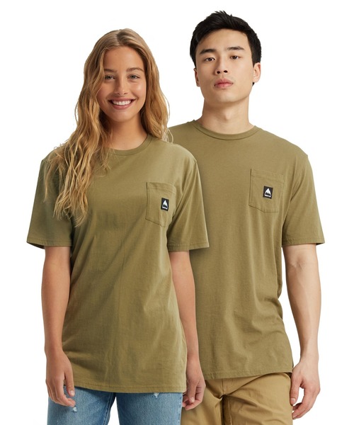 BURTON（バートン）の「Colfax ショートスリーブ Tシャツ（Tシャツ/カットソー・メンズ・ブラック/グレー/ホワイト/オリーブ/ブルー・S/M/L/XS/XL/XXS）」の4枚目の写真