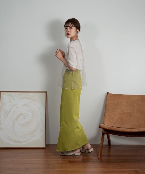 【アーバンリサーチ】Po/　sheer tulle top ameba 透け感が上品で名品だと思うシアーT。 | My Basic Style 〜働く