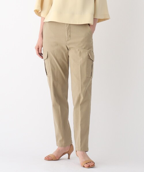 OPAQUE.CLIP(オペークドットクリップ)の「◆オーガニックコットン302 カーゴパンツ【WEB限定サイズ】(その他パンツ・レディース・カーキ/サンドベージュ/ブラック・40/36/42/38)」の2枚目の写真