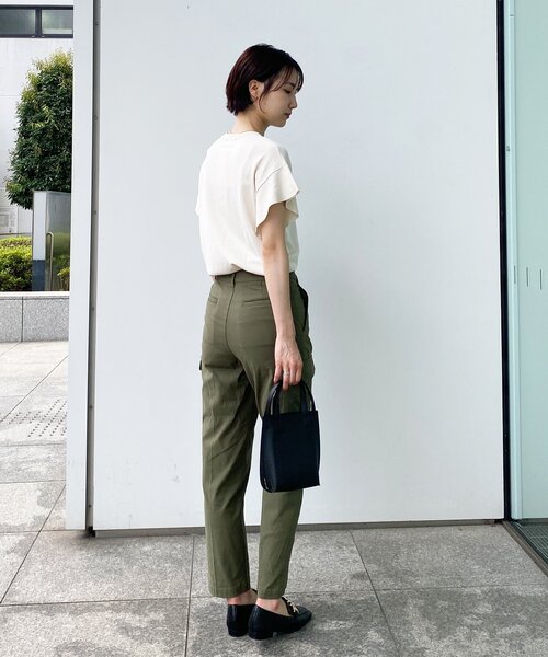 OPAQUE.CLIP(オペークドットクリップ)の「◆オーガニックコットン302 カーゴパンツ【WEB限定サイズ】(その他パンツ・レディース・カーキ/サンドベージュ/ブラック・40/36/42/38)」の9枚目の写真