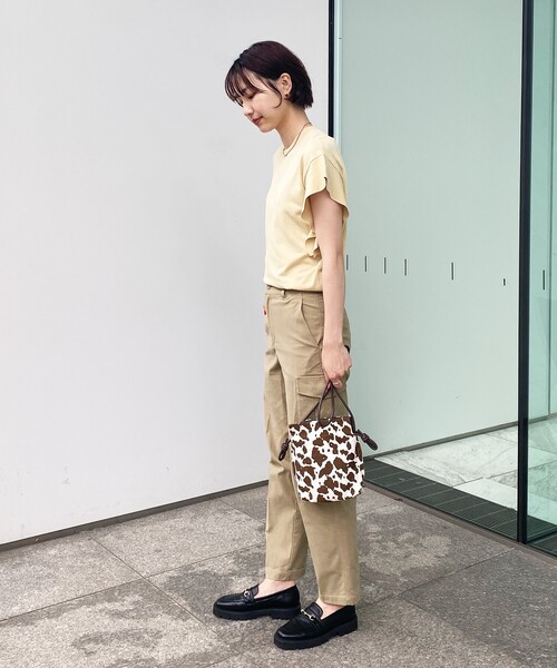 OPAQUE.CLIP(オペークドットクリップ)の「◆オーガニックコットン302 カーゴパンツ【WEB限定サイズ】(その他パンツ・レディース・カーキ/サンドベージュ/ブラック・40/36/42/38)」の17枚目の写真