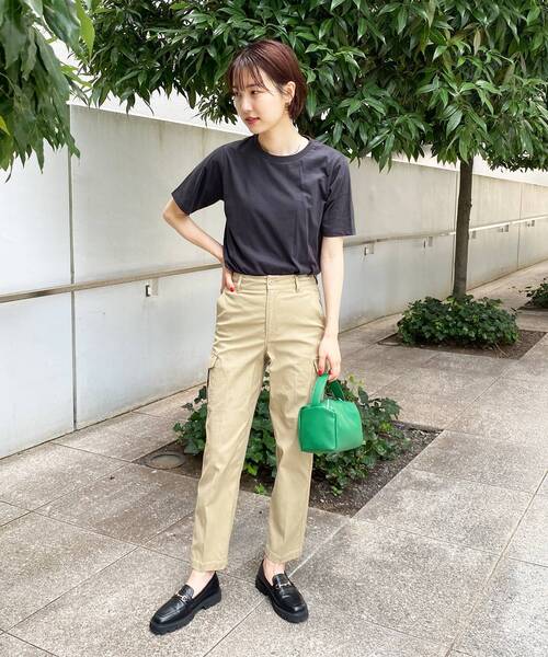 OPAQUE.CLIP(オペークドットクリップ)の「◆オーガニックコットン302 カーゴパンツ【WEB限定サイズ】(その他パンツ・レディース・カーキ/サンドベージュ/ブラック・40/36/42/38)」の18枚目の写真