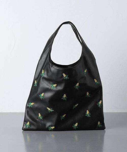 UNITED ARROWS(ユナイテッドアローズ)の「EMBLO HB バッグ(ハンドバッグ・レディース・ブラック/オフホワイト・FREE)」の1枚目の写真