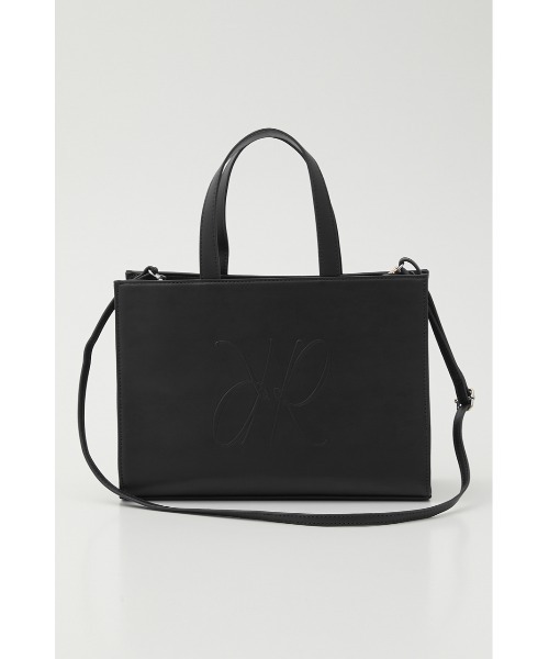 rienda(リエンダ)の「RRスクエアバッグ(ハンドバッグ・レディース・ブラック/グリーン/ベージュ/キャメル・FREE)」の2枚目の写真