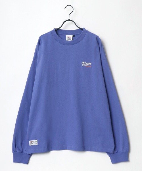 VISION STREET WEAR（ヴィジョンストリートウェア）の「VISION STREET WEAR/ヴィジョンストリートウエア ビッグシルエット ロゴ イラスト バックプリント ロングスリーブTシャツ/レディース メンズ ロンT（Tシャツ/カットソー・メンズ・ホワイト/ブラック/パープル/ブルー/ホワイト系その他/ブラック系その他/ブルー系その他/パープル系その他・LL/M/L）」の16枚目の写真