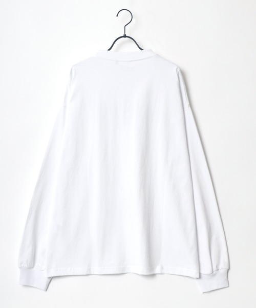 VISION STREET WEAR（ヴィジョンストリートウェア）の「VISION STREET WEAR/ヴィジョンストリートウエア ビッグシルエット ロゴ イラスト バックプリント ロングスリーブTシャツ/レディース メンズ ロンT（Tシャツ/カットソー・メンズ・ホワイト/ブラック/パープル/ブルー/ホワイト系その他/ブラック系その他/ブルー系その他/パープル系その他・LL/M/L）」の12枚目の写真