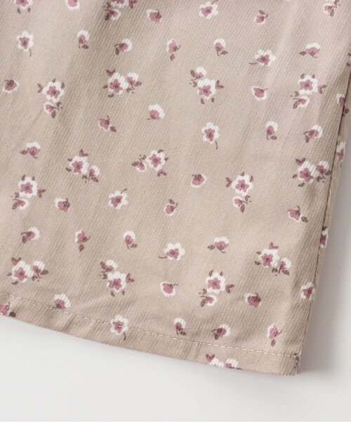 apres les cours（アプレレクール）の「3柄肩リボンドッキングワンピース（ワンピース・キッズ・オフホワイト/ワインレッド/アイボリー・140/90/110/120/130/80/100）」の4枚目の写真