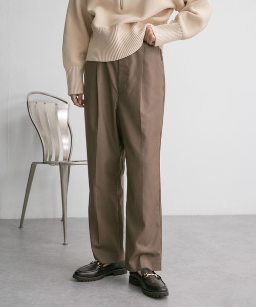 KBF（ケイビーエフ）の「ダディスラックス（その他パンツ・レディース・ダークブラウン/グリーン/モカ・ONE）」の3枚目の写真