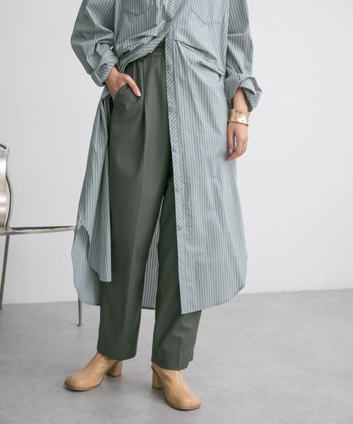 KBF（ケイビーエフ）の「ダディスラックス（その他パンツ・レディース・ダークブラウン/グリーン/モカ・ONE）」の5枚目の写真