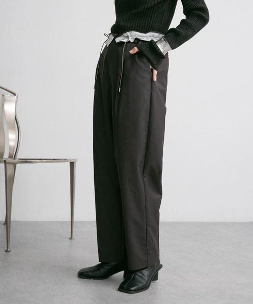 KBF（ケイビーエフ）の「ダディスラックス（その他パンツ・レディース・ダークブラウン/グリーン/モカ・ONE）」の7枚目の写真