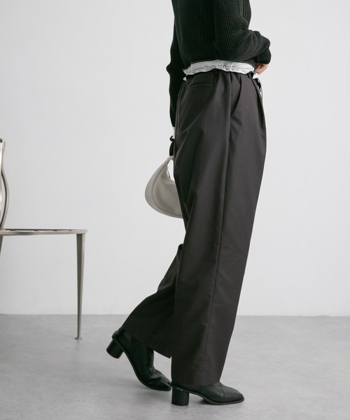 KBF（ケイビーエフ）の「ダディスラックス（その他パンツ・レディース・ダークブラウン/グリーン/モカ・ONE）」の8枚目の写真