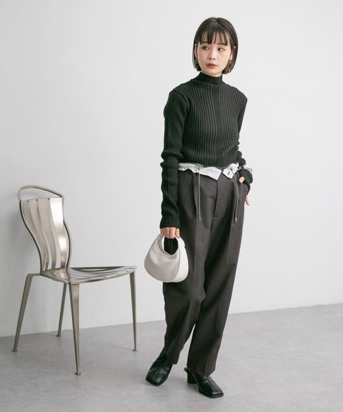 KBF（ケイビーエフ）の「ダディスラックス（その他パンツ・レディース・ダークブラウン/グリーン/モカ・ONE）」の10枚目の写真