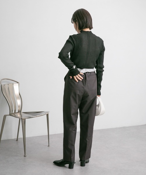 KBF（ケイビーエフ）の「ダディスラックス（その他パンツ・レディース・ダークブラウン/グリーン/モカ・ONE）」の12枚目の写真