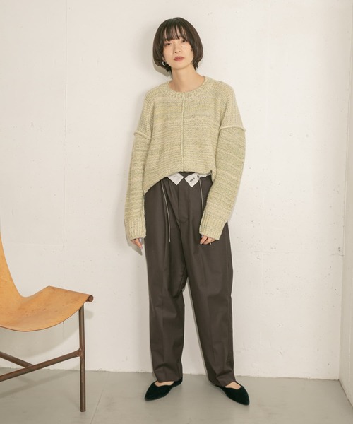 KBF（ケイビーエフ）の「ダディスラックス（その他パンツ・レディース・ダークブラウン/グリーン/モカ・ONE）」の15枚目の写真