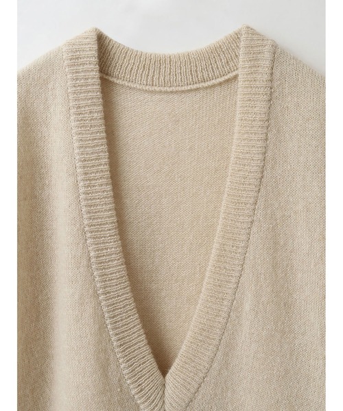 enchainement(アンシェヌマン)の「Alpaca Wool Nordic Vest(ニット/セーター・レディース・オフホワイト/チャコールグレー・フリー)」の13枚目の写真