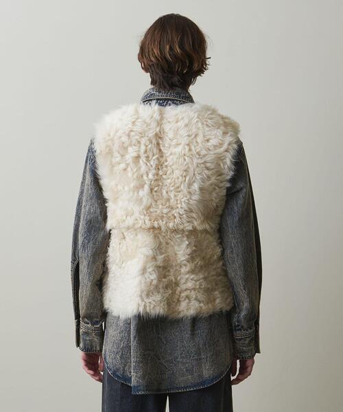 Steven Alan(スティーブンアラン)の「<RACHEL COMEY>ELIAS VEST/ベスト(ムートンコート・レディース・オフホワイト・M)」の4枚目の写真