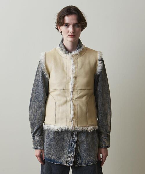 Steven Alan(スティーブンアラン)の「<RACHEL COMEY>ELIAS VEST/ベスト(ムートンコート・レディース・オフホワイト・M)」の6枚目の写真