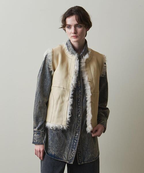 Steven Alan(スティーブンアラン)の「<RACHEL COMEY>ELIAS VEST/ベスト(ムートンコート・レディース・オフホワイト・M)」の9枚目の写真