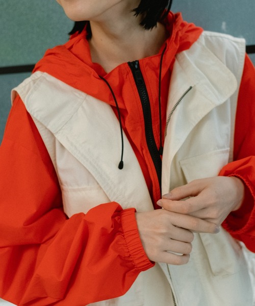 WHIMSIC（ウィムジック）の「【WHIMSIC】M-65フィールドベスト（ベスト・レディース・ブラック/アイボリー/オリーブ・FREE）」の14枚目の写真