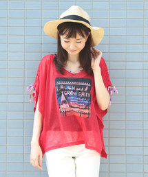 チチカカ | サンセットクリアーポンチョ　　　　　　　　　　　(Tシャツ/カットソー)