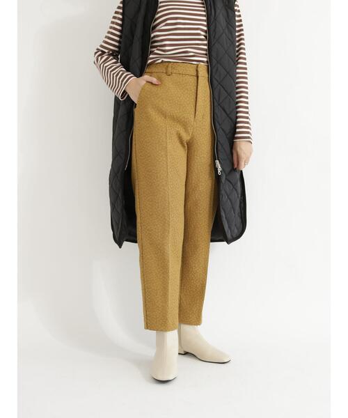Te chichi(テチチ)の「ジャカードペンシルパンツ(その他パンツ・レディース・ブラック/マスタード・MEDIUM/SMALL)」の3枚目の写真