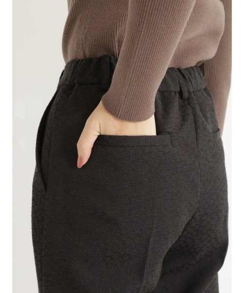 Te chichi(テチチ)の「ジャカードペンシルパンツ(その他パンツ・レディース・ブラック/マスタード・MEDIUM/SMALL)」の10枚目の写真