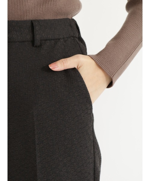 Te chichi(テチチ)の「ジャカードペンシルパンツ(その他パンツ・レディース・ブラック/マスタード・MEDIUM/SMALL)」の11枚目の写真