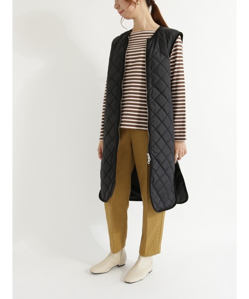 Te chichi(テチチ)の「ジャカードペンシルパンツ(その他パンツ・レディース・ブラック/マスタード・MEDIUM/SMALL)」の4枚目の写真