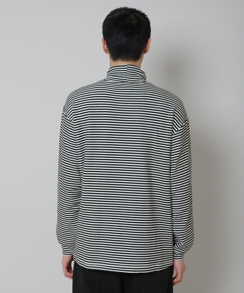 INFLATION(インフレーション)の「INFLATION/ソフトモックネック長袖TEE 2173070(Tシャツ/カットソー・メンズ・ブラック/ネイビー/ブルー/グリーン・LARGE/MEDIUM)」の22枚目の写真