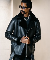 CRIMIE | MOUTON W RIDERS JACKET(ムートンコート)