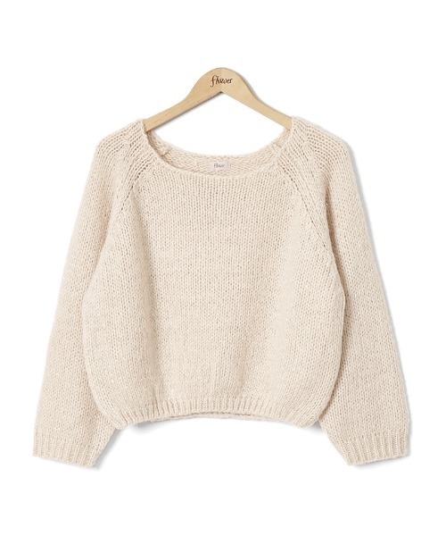 flower(フラワー)の「オーロラニットトップ2(ニット/セーター・レディース・アイボリー/ピンク/パープル・FREE)」の14枚目の写真