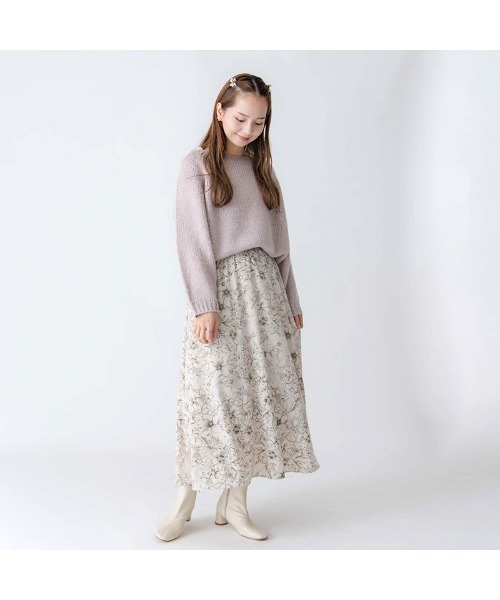 flower(フラワー)の「オーロラニットトップ2(ニット/セーター・レディース・アイボリー/ピンク/パープル・FREE)」の11枚目の写真