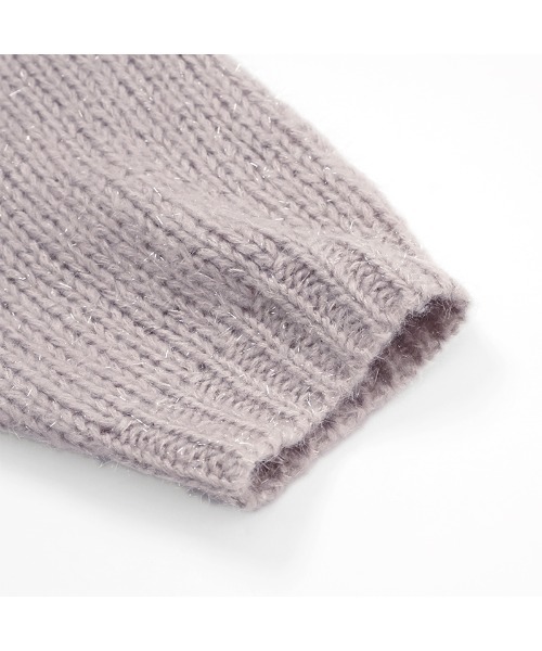 flower(フラワー)の「オーロラニットトップ2(ニット/セーター・レディース・アイボリー/ピンク/パープル・FREE)」の20枚目の写真