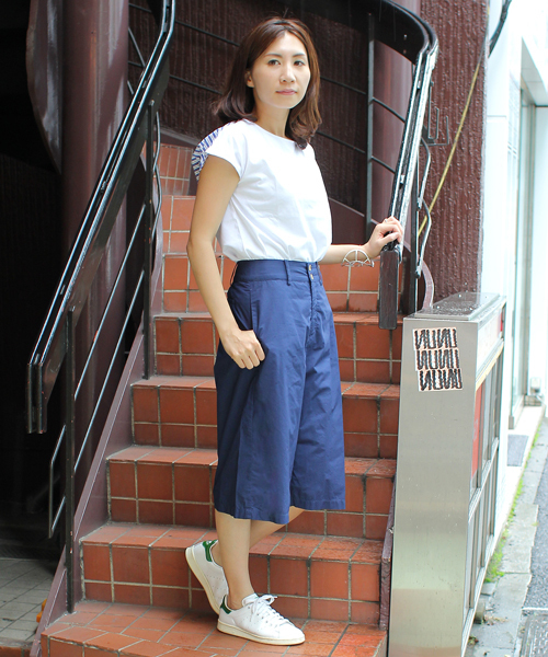 Ray BEAMS(レイビームス)の「Ray BEAMS / フレアー ガウチョパンツ(その他パンツ・レディース・オフホワイト/ブラック/ネイビー・1/0)」の22枚目の写真