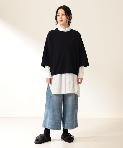 CAMINANDO（カミナンド）の「CAMINANDO / 2ストラップ ボアサンダル（サンダル・レディース・グレイッシュベージュ/チャコールグレー・6/7/8/9）」の12枚目の写真