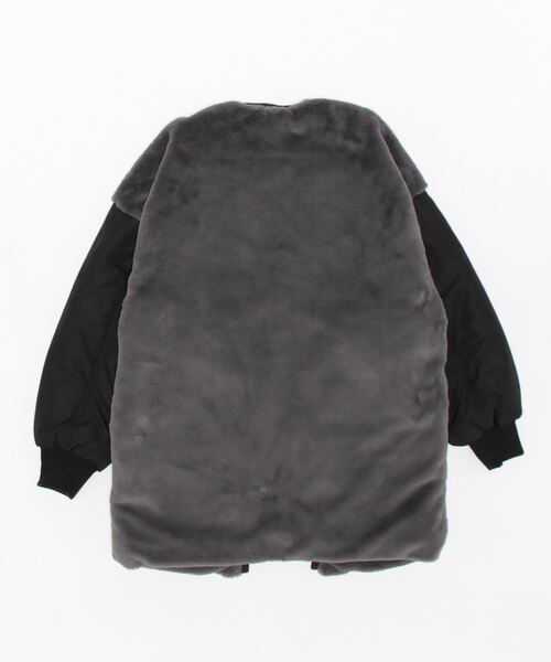 LiSeek（リシーク）の「【LiSeeK】ファーベストドッキングブルゾン（ブルゾン・レディース・アイボリー/ブラック・FREE）」の16枚目の写真