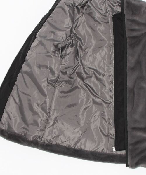 LiSeek（リシーク）の「【LiSeeK】ファーベストドッキングブルゾン（ブルゾン・レディース・アイボリー/ブラック・FREE）」の15枚目の写真