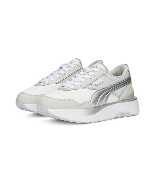 PUMA(プーマ)の「PUMA プーマ ウィメンズ クルーズライダー ムーン フェーズ スニーカー(スニーカー・レディース・ブラック×グレー/ホワイト×グレー・24.5cm/25.0cm/24.0cm/23.0cm/23.5cm/22.0cm/25.5cm/22.5cm/26.0cm)」の8枚目の写真