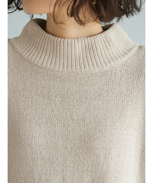 CRAFT STANDARD BOUTIQUE（クラフトスタンダードブティック）の「モールハイネックチュニック　◆（ニット/セーター・レディース・ライトグリーン/アイボリー/ライトパープル/ライトグレー・FREE）」の11枚目の写真