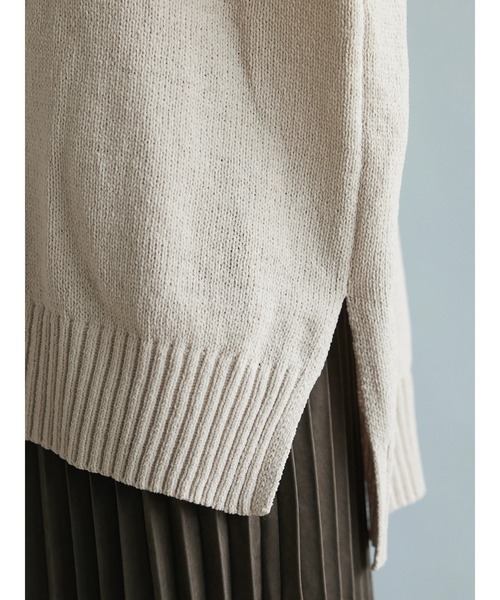 CRAFT STANDARD BOUTIQUE（クラフトスタンダードブティック）の「モールハイネックチュニック　◆（ニット/セーター・レディース・ライトグリーン/アイボリー/ライトパープル/ライトグレー・FREE）」の12枚目の写真