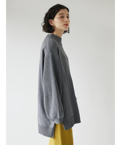 CRAFT STANDARD BOUTIQUE（クラフトスタンダードブティック）の「モールハイネックチュニック　◆（ニット/セーター・レディース・ライトグリーン/アイボリー/ライトパープル/ライトグレー・FREE）」の20枚目の写真