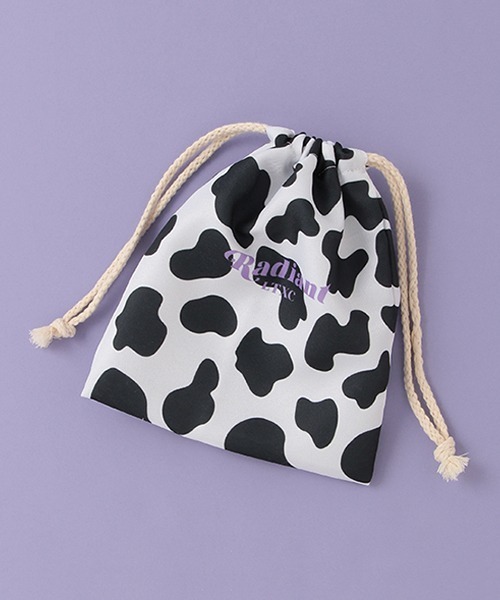 LOVETOXIC（ラブトキシック）の「ミニ巾着ポーチ（ポーチ・キッズ・ブラック/サックスブルー/オフホワイト/レッド/ラベンダー・FREE）」の3枚目の写真