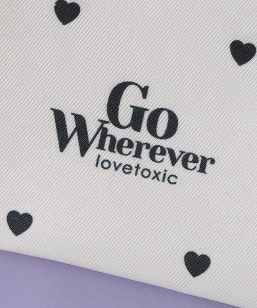 LOVETOXIC（ラブトキシック）の「ミニ巾着ポーチ（ポーチ・キッズ・ブラック/サックスブルー/オフホワイト/レッド/ラベンダー・FREE）」の15枚目の写真