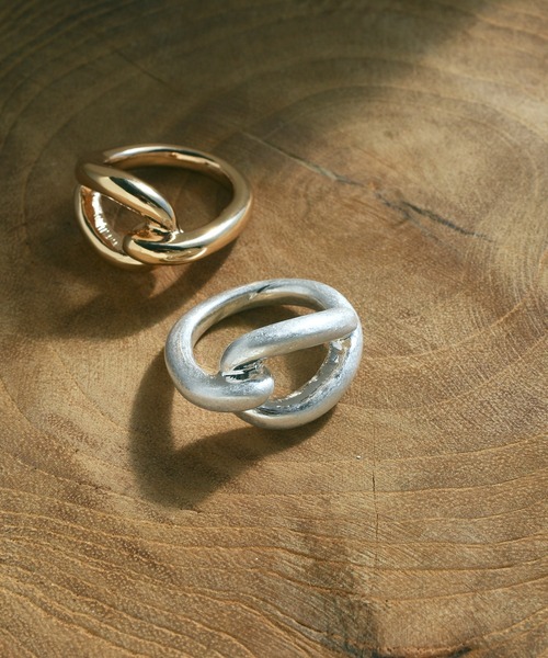 GOLDY（ゴールディ）の「ドロップ ライン メタル リング（リング・レディース・シルバー/その他1/その他2/ゴールド・FREE）」の3枚目の写真