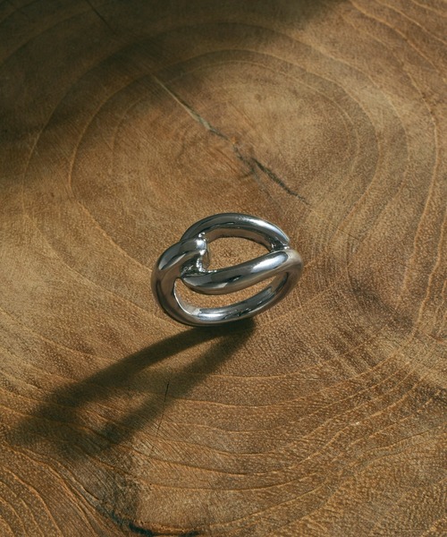 GOLDY（ゴールディ）の「ドロップ ライン メタル リング（リング・レディース・シルバー/その他1/その他2/ゴールド・FREE）」の2枚目の写真