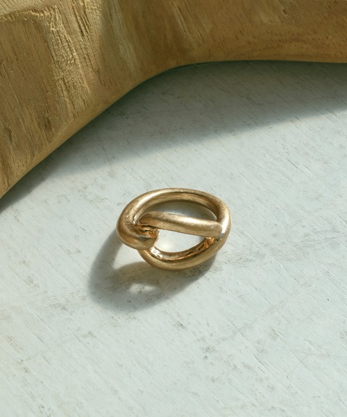 GOLDY（ゴールディ）の「ドロップ ライン メタル リング（リング・レディース・シルバー/その他1/その他2/ゴールド・FREE）」の6枚目の写真