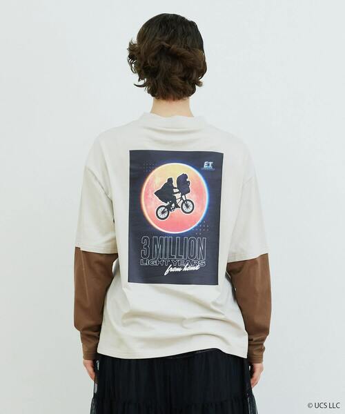 FRAPBOIS（フラボア）の「レイヤーカットソー（Tシャツ/カットソー・レディース・ベージュ・1/2）」の5枚目の写真